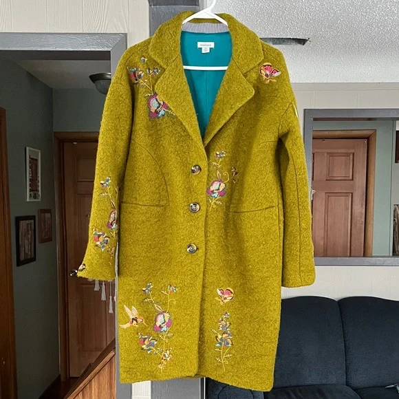 Sundance Wool blend fairy whimsical peacoat - Picture 1 of 14